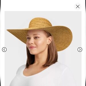 Braided Straw Floppy by A New Day